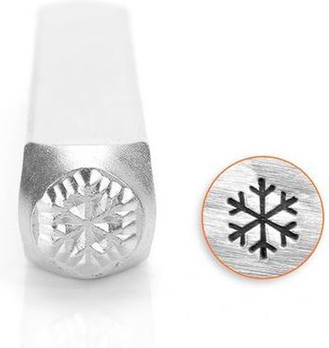 Slagstempel Sneeuwvlok | Hoogte 6mm